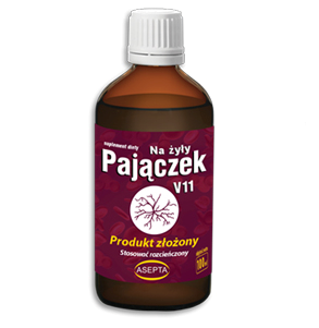 Pajączek V11 krople 100ml Asepta