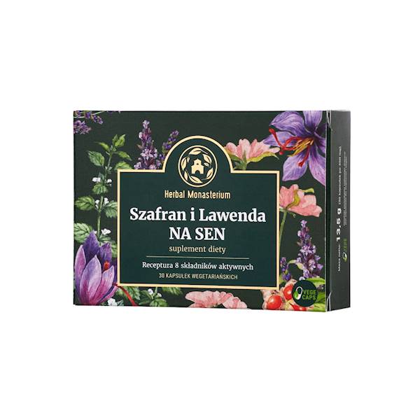 Szafran i Lawenda na sen 30 kaps. 