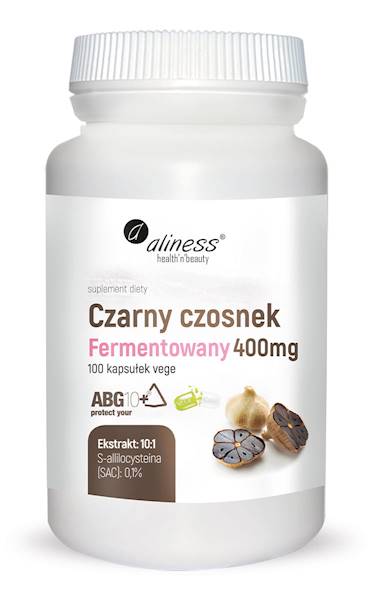 Aliness Czarny czosnek 400mg 100kaps