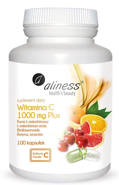 Aliness Witamina C 1000mg 100kaps Vege