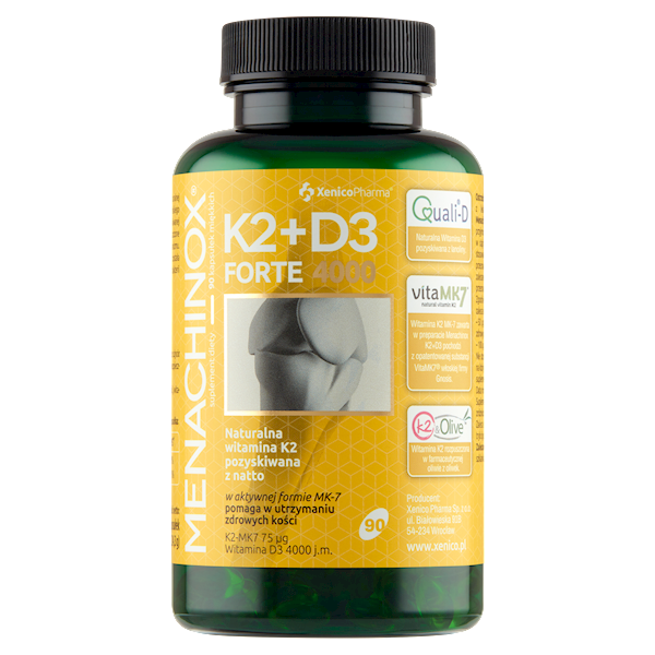 Xenico Menachinox K2+D3 Forte 90 kaps 