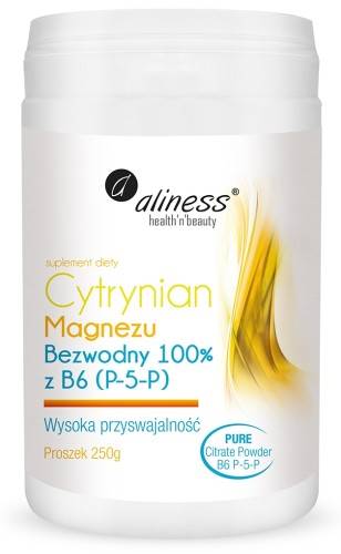 Aliness Cytrynian Magnezu z B6 250g