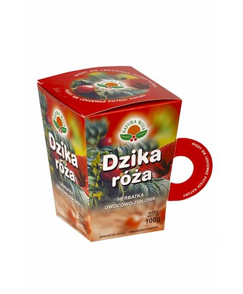 Herbatka owocowa dzika róża 100g Natura Wita