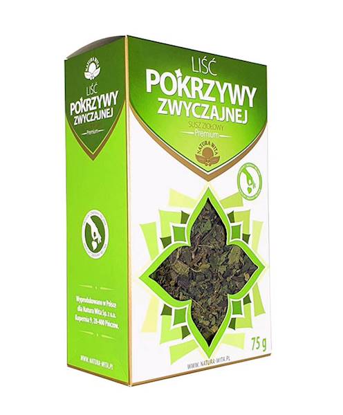 Liść pokrzywy Premium 75g Natura Wita