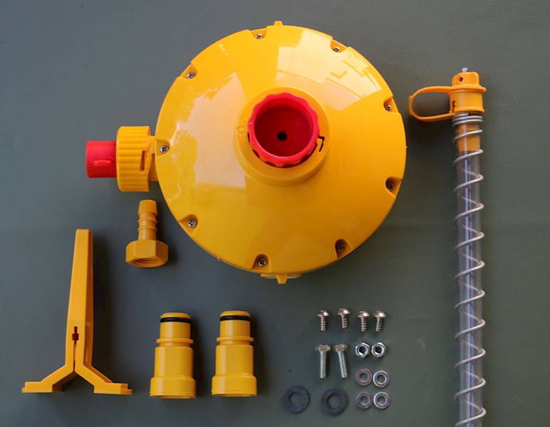 Regulator ciśnienia 28 x 28 ( 2 wyjścia) Lubing