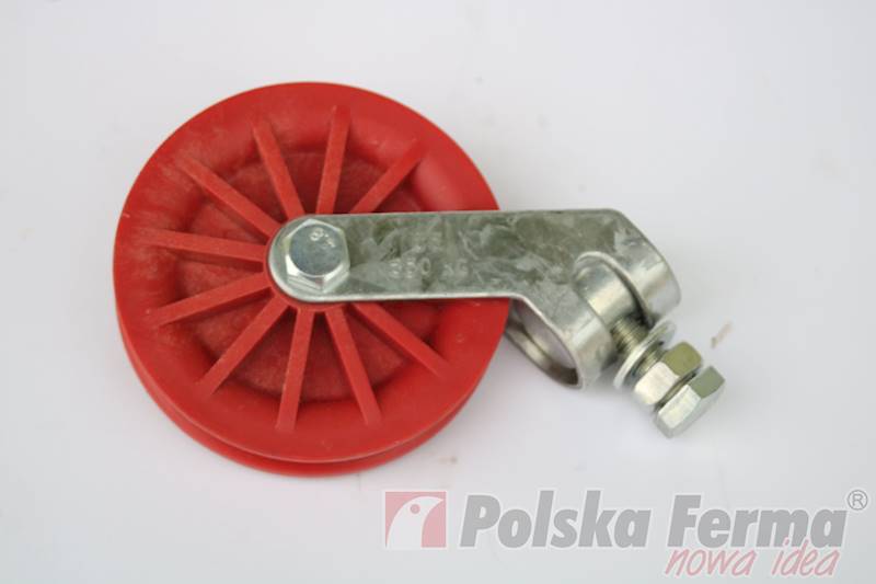 Bloczek 90mm plastikowy z mocowaniem 45 st