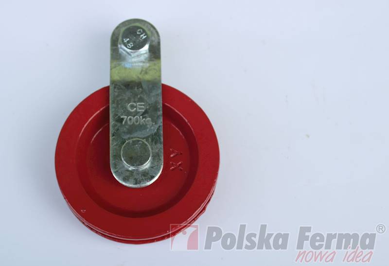 Bloczek fi 90 czerwony 