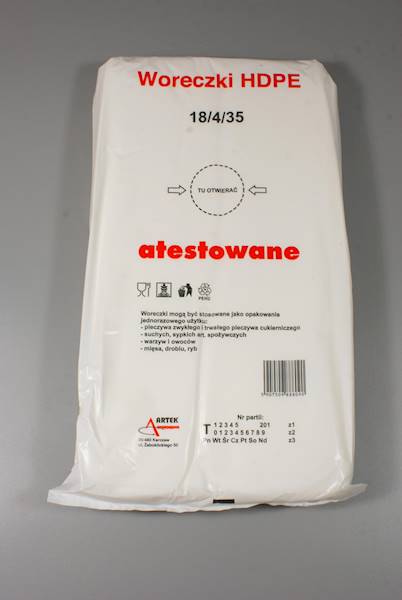 woreczki foliowe HDPE 18cmx35cm