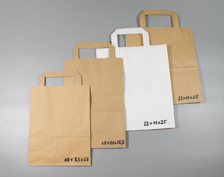 torba papierowa PU 18cm / 11cm / 26,5cm eko