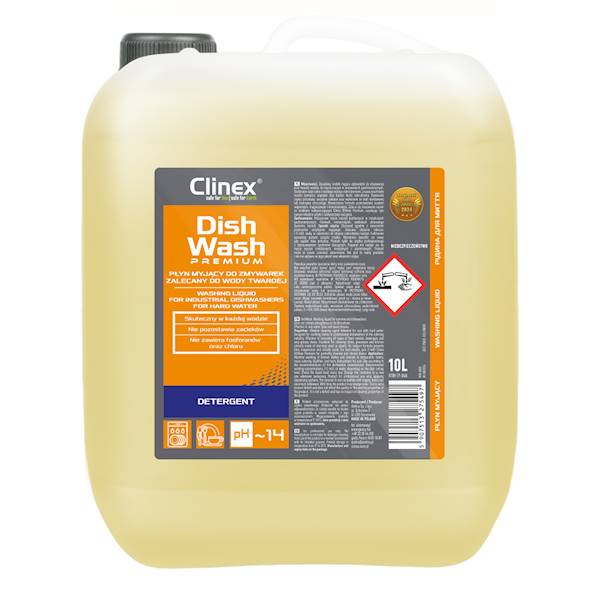 clinex dishwash premium płyn myjący do zmyware 10L