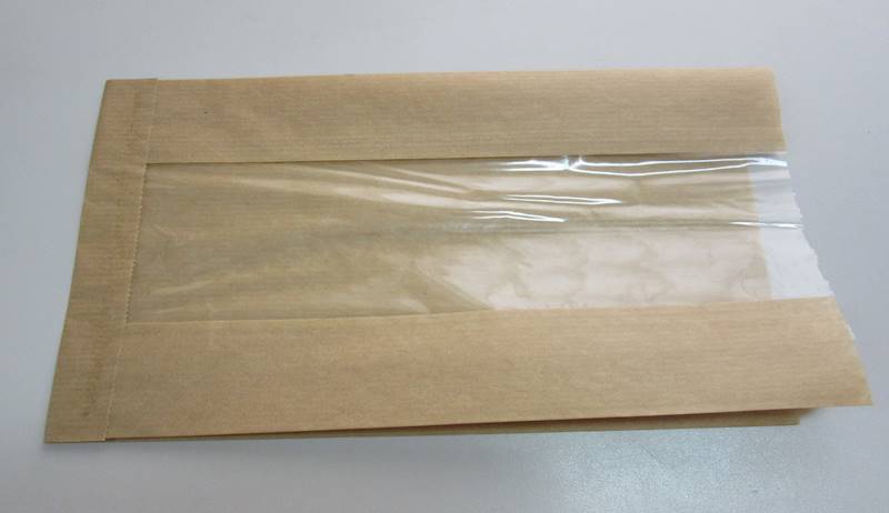 torebka eko z okienkiem 33cm / 15cm / 7cm+7cmPP