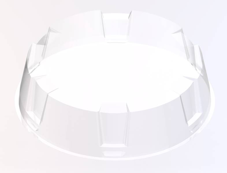 pojemnik do tortów góra śr 16cm wys 8cm przeźr