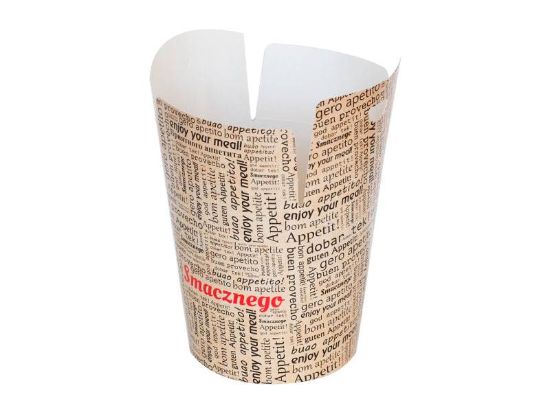 pojemnik papierowy kebab box smacznego 750ml SUP