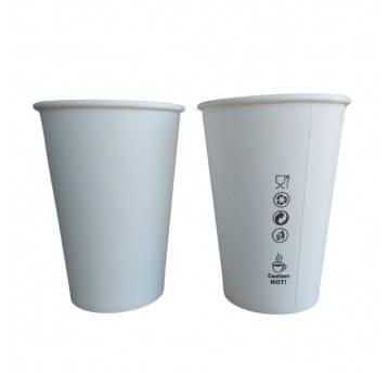 kubek papierowy BIAŁY śr 90mm 420ml PF