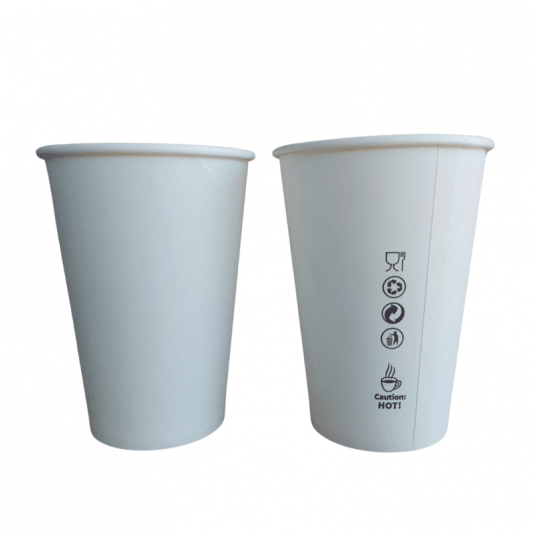 kubek papierowy BIAŁY śr 90mm 300ml PF