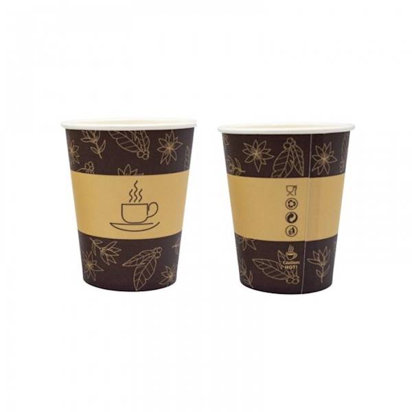 kubek papierowy KAWA śr 80mm 250ml PF
