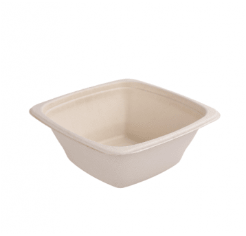 pojemnik na sałatkę kwadrat 950ml | trzcina | PF