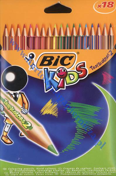 BIC KIDS TROPICOLORS 18 KOL