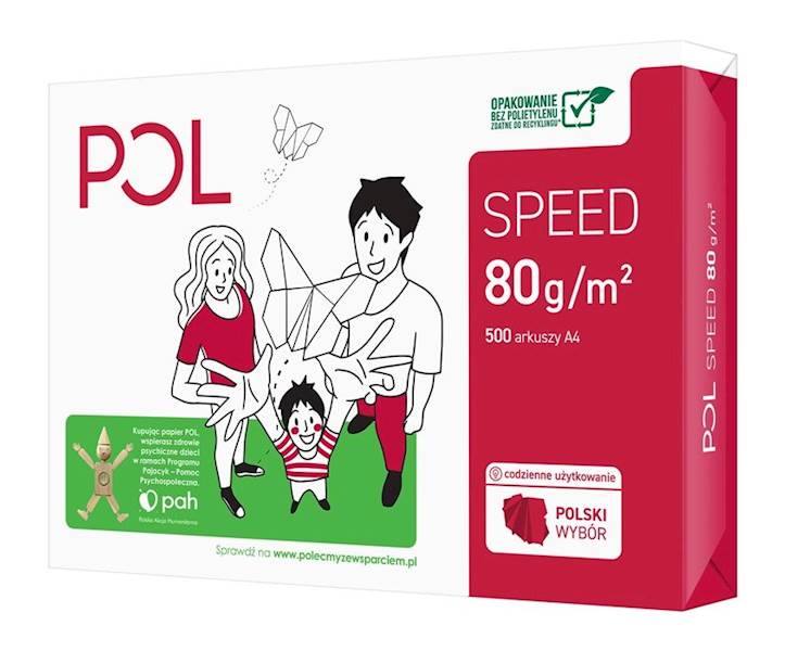 PAPIER XERO 80G A4 POLSPEED KWIDZYN