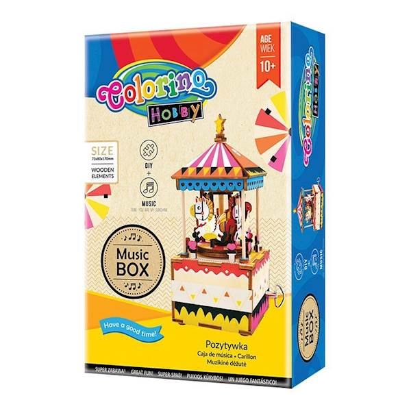 ZESTAW MODELARSKI Z POZYTYWKĄ-MERRY GO ROUND 