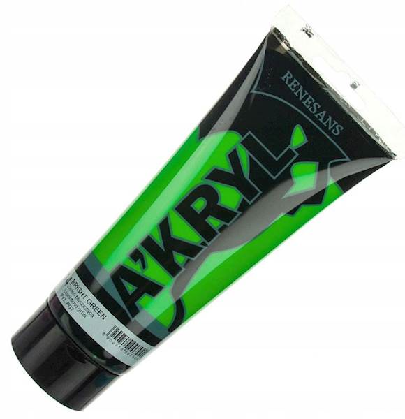 AKRYL - ZIELEŃ BŁYSZCZĄCA - 14/200 ML