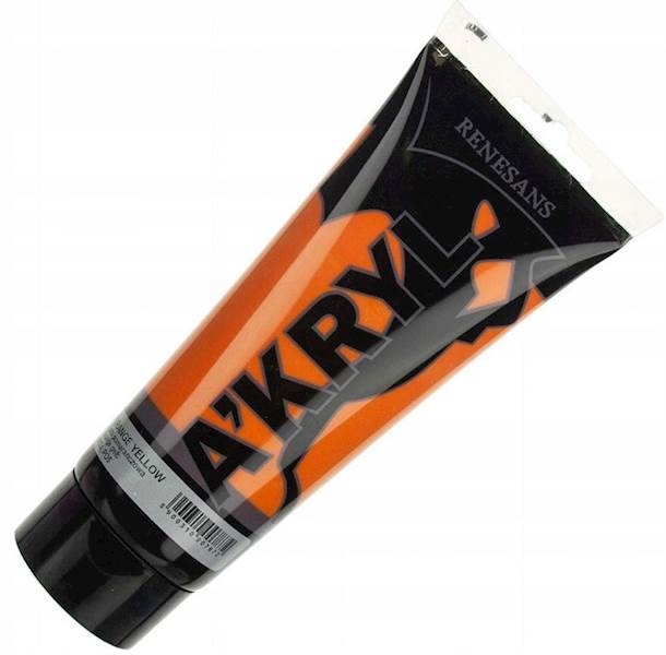 AKRYL - ŻÓŁĆ POMARAŃCZOWA - 7/200 ML