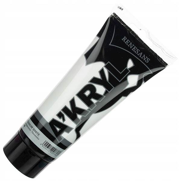AKRYL - BIEL TYTANOWA - 1/200 ML