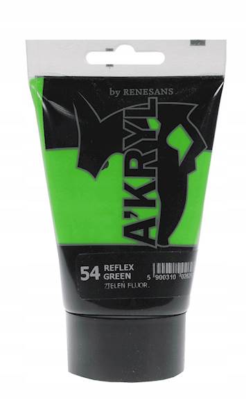 AKRYL - ZIELEŃ FLUO - 54/100 ML