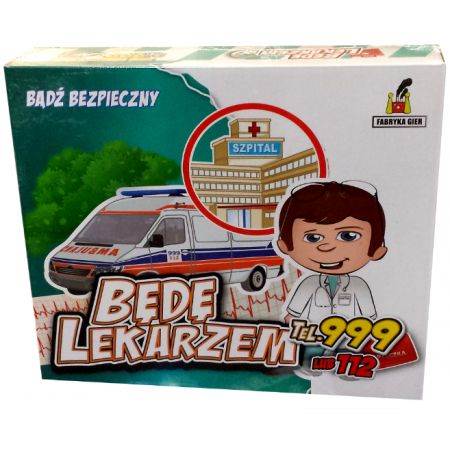 BĘDĘ LEKARZEM GRA PLANSZOWA