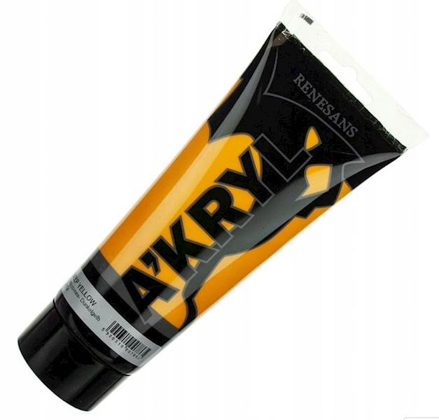 AKRYL - ŻÓŁĆ CIEMNA - 6/200 ML