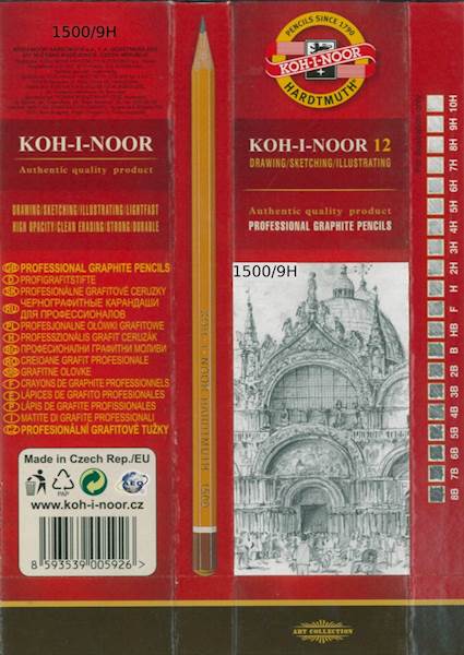 OŁÓWEK TECHNICZNY 9H /12/ KOH-I-NOOR
