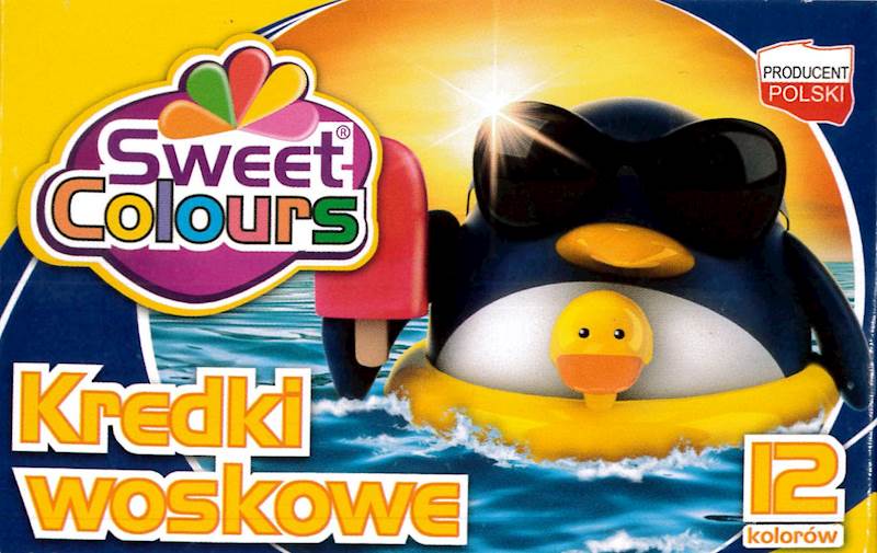 KREDKI WOSKOWE 12 KOL. KOMA
