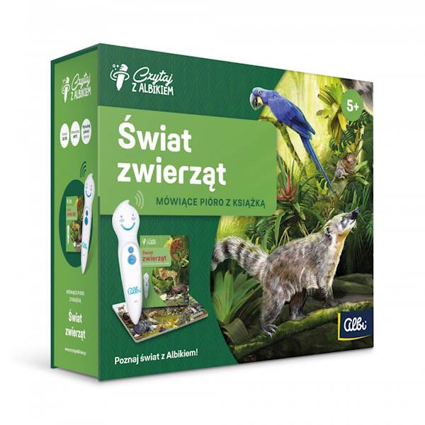 ZESTAW ŚWIAT ZWIERZĄT ALBI