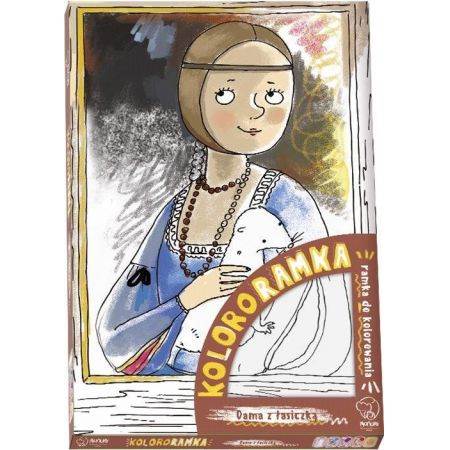 KOLORORAMKA DAMA Z ŁASICZKĄ MONUMI