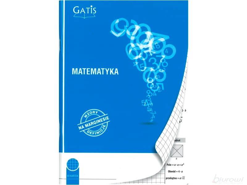 ZESZYT SŁOWNIK MATEMATYKA A5/60K GATIS