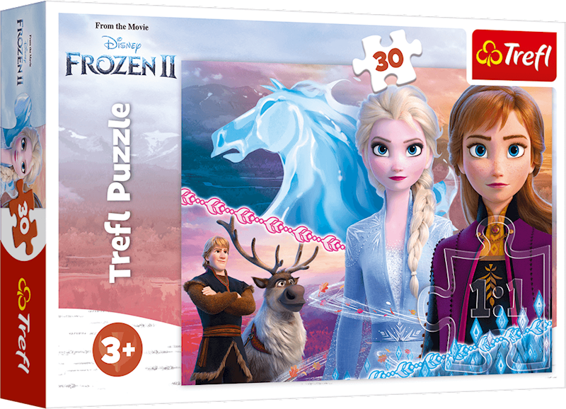 PUZZLE 30 EL 18253 KRAINA LODU 2: ODWAGA SIÓSTR