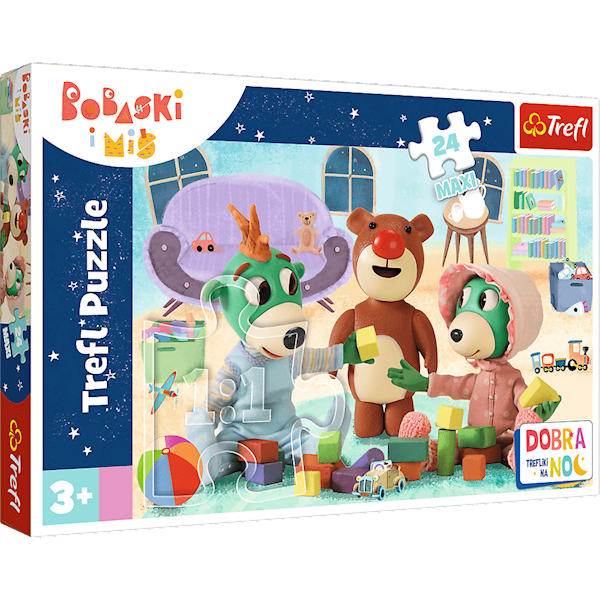 PUZZLE 24 MAXI 14325 ZABAWY TREFLIKÓW PRZED SNEM