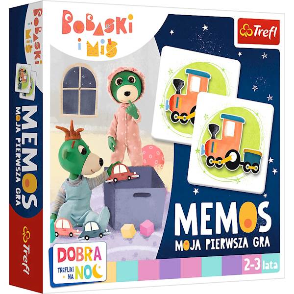 GRA MÓJ PIERWSZY MEMOS - DOBRANOC, TREFLIKI  NA...