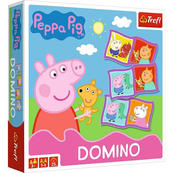 GRA DOMINO: ŚWINKA PEPPA TREFL