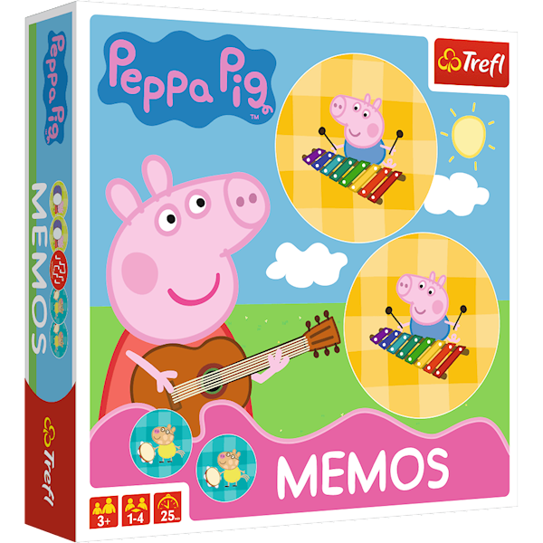 GRA MEMOS ŚWINKA PEPPA TREFL