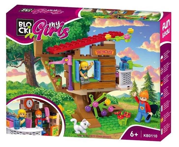 BLOCKI MY GIRLS: DOMEK NA DRZEWIE 155 EL.