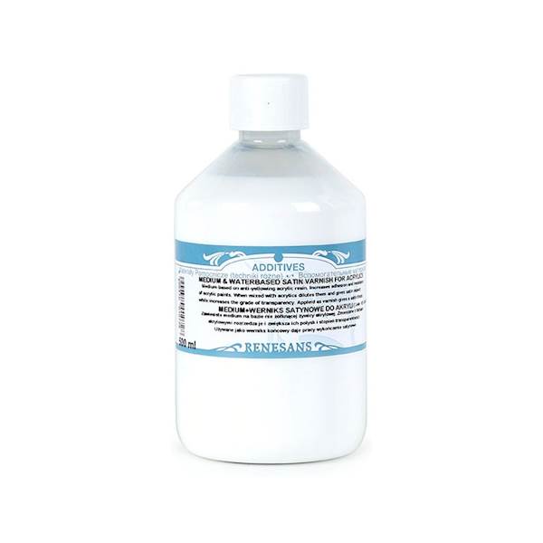 MEDIUM + WERNIKS SATYNOWE DO AKRYLI 500 ML