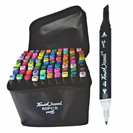 MARKERY TOUCH COOL PRO 80 SZT. W TORBIE