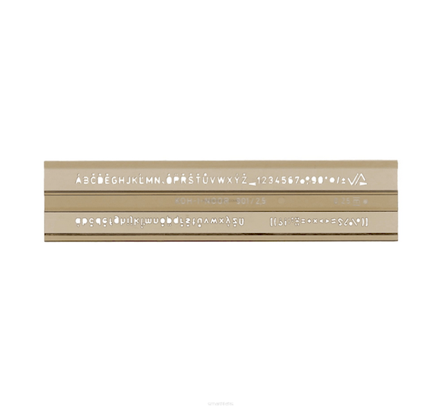 SZABLON 0,25CM LITERY - CYFRY 901/2,5 KOH-I-NOOR