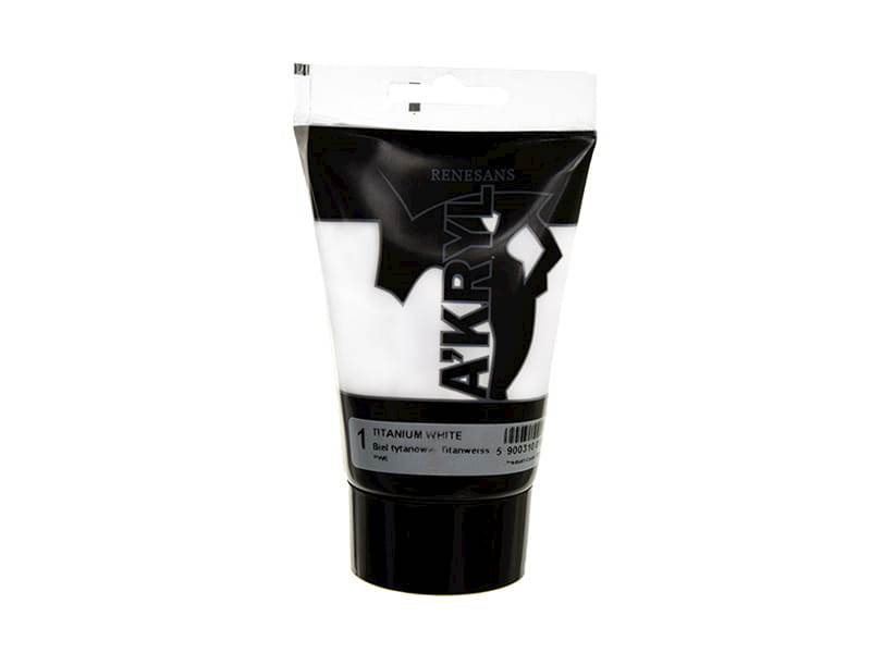 AKRYL - BIEL TYTANOWA - 1/100 ML