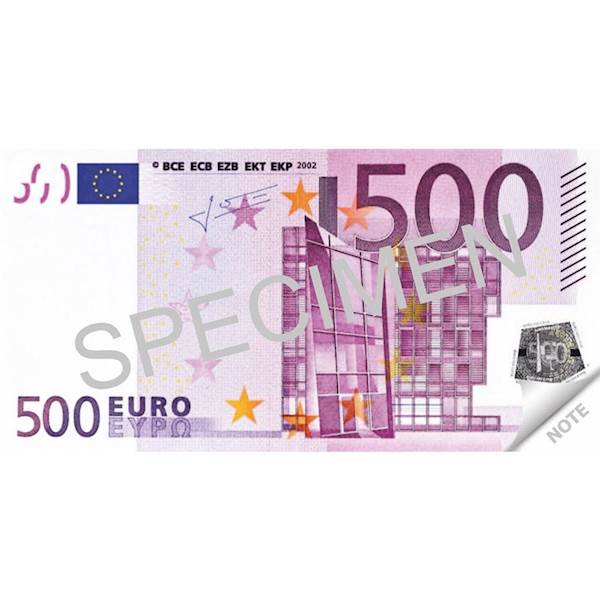 NOTES 500 EURO 70K. (MAŁY) PANTA