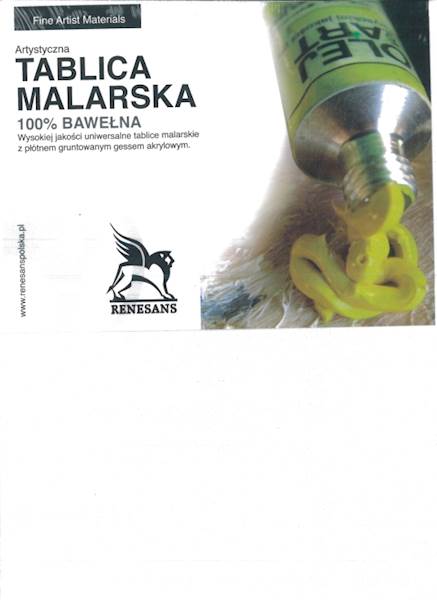 TABLICA MALARSKA 30X40 RENESANS
