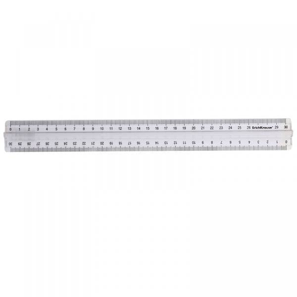 LINIJKA Z UCHWYTEM 30 CM CLEAR ERICHKRAUSE