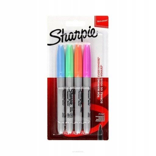 Markery Fine kpl  4-kol.pastel Sharpie
