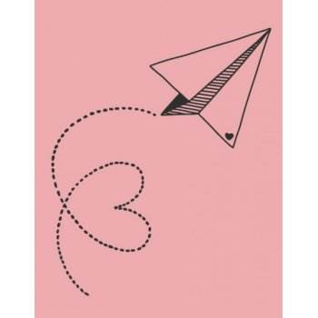 STEMPEL DREWNIANY - SAMOLOT - MB0017